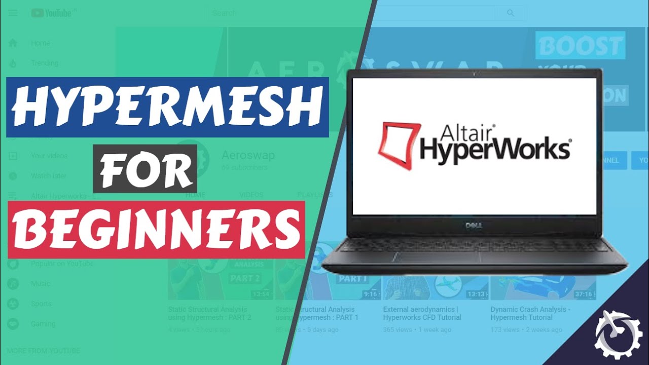 Altair Hypermesh : Learn Meshing and Linear Static Analysis